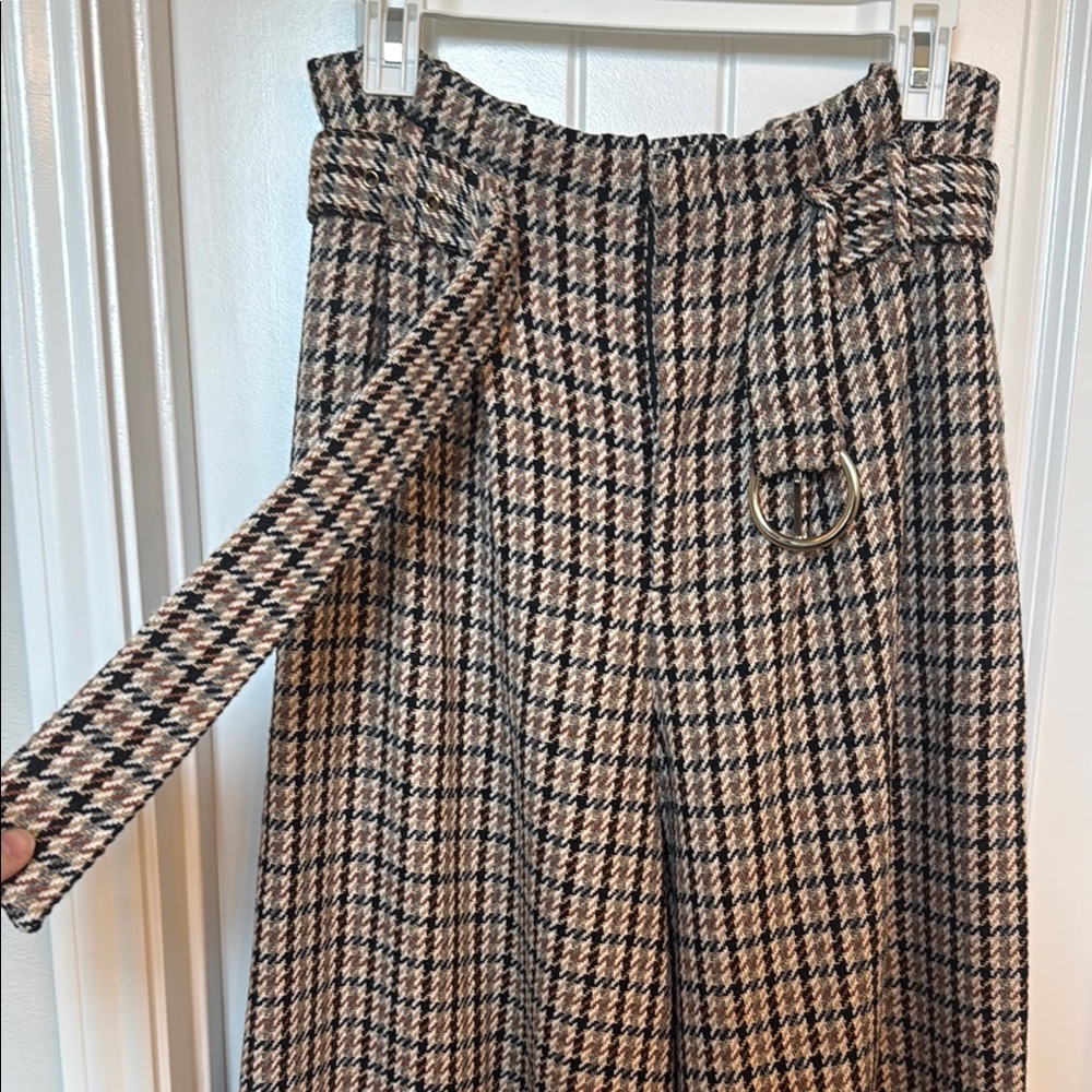 Flying Tomato Tan and Brown Trouser with Belt - Picture 4 of 5